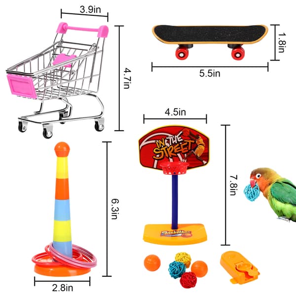 Parrot Toys Intelligence Training 4 Styck