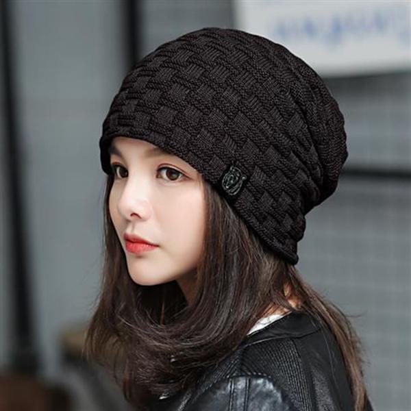 Vinter Beanie Hat Cold Hat SORT Black