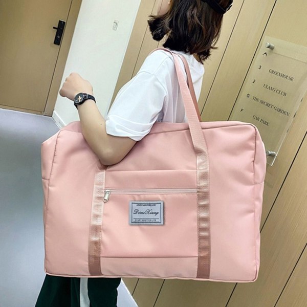 Tote Bag Travel Duffel Bags PINK L Pink L