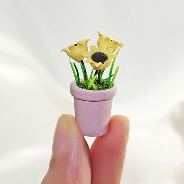 Miniatureplante Potteplanter Model GUL Yellow