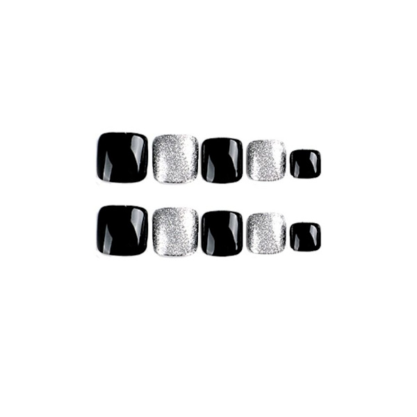 24 kpl Fake Toenails Pink Gradient JP2472 JP2472 JP2472