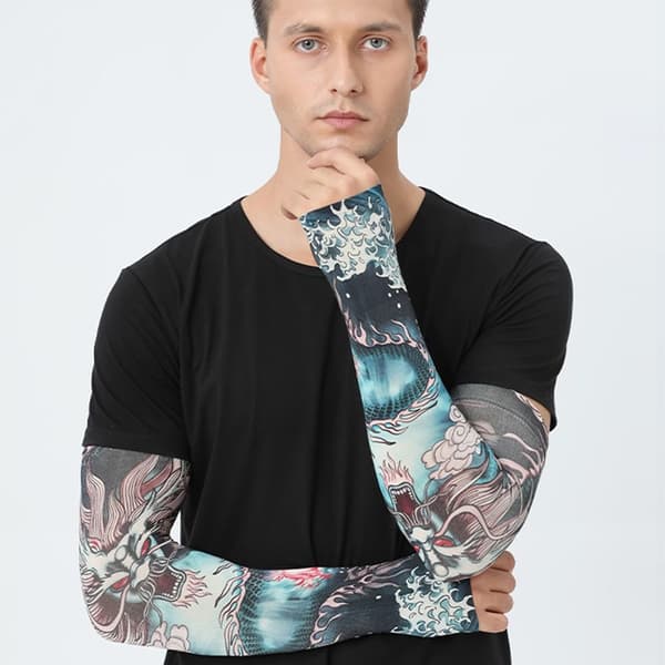 1 par blomsterarmsærmer Armdæksel 01 01