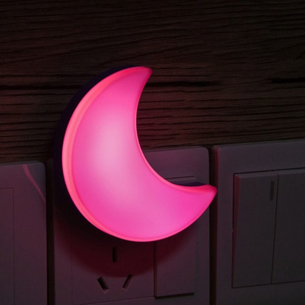 2kpl Lamppu Moon Shape PUNAINEN EU PLUG EU PLUG red EU Plug-EU Plug