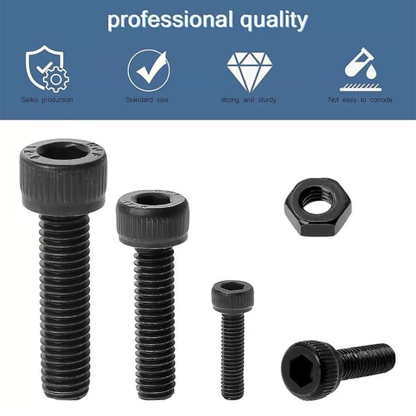 1100 Stk Metriske Skruer Sortiment Hex Socket Head Cap Skrue