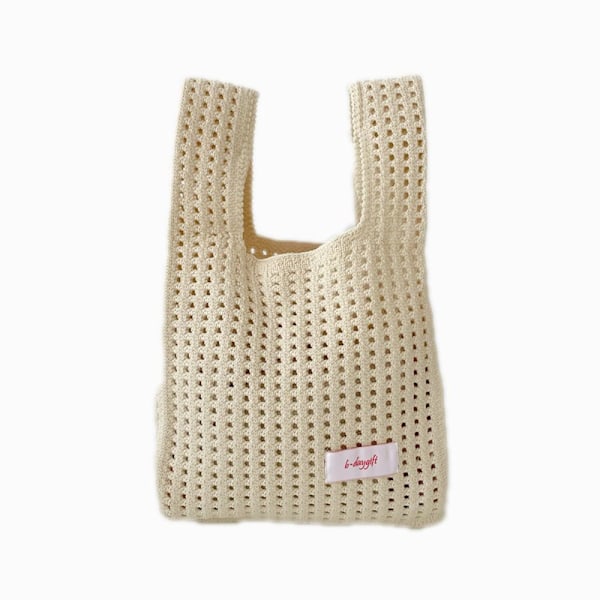Handväska Tygväska BEIGE beige