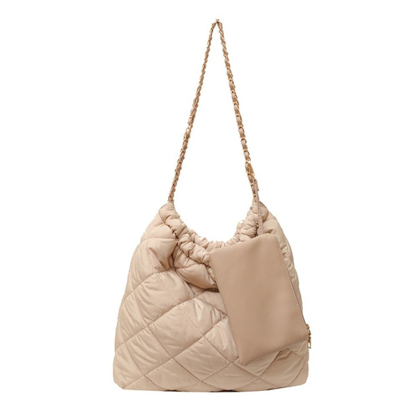 Mulepose Indkøbstasker KHAKI Khaki