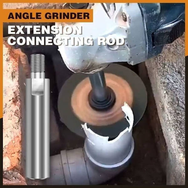 Gjengeadapter forlengelsesstang vinkelsliperbits forlengelsesaksel M10-80mm