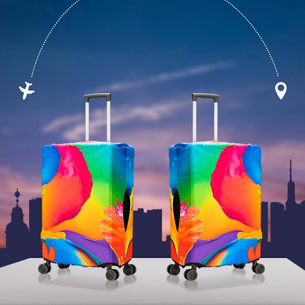Fargerikt grafitti bagasjedeksel Elastisk bagasjedeksel LC C LC