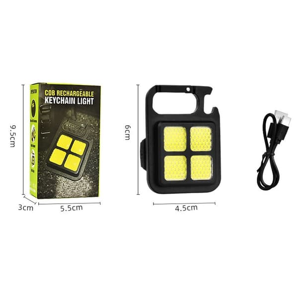 Monitoiminen Keychain Light taskulamput Tehokas taskulamppu