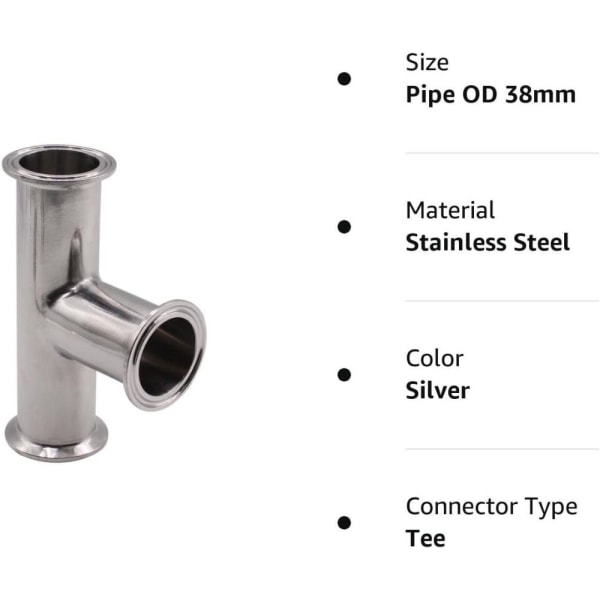 Clamp Tee Tri-clamp Pipe Fitting