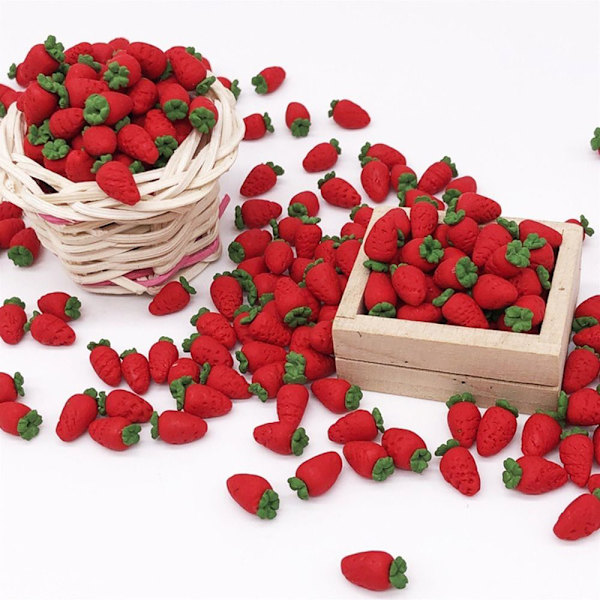 Dollhouse Fruit Simulation Strawberry Apple 10PCSTOMATO TOMATO 10pcstomato