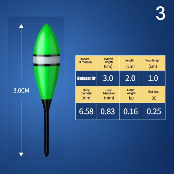 Isfiskedrag Float Floats Bobbers 3 3 3