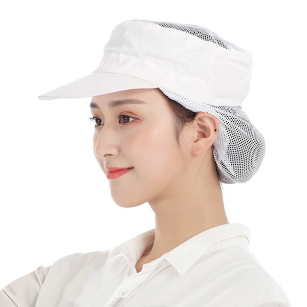 Work Hat Chef Cap BLÅ STIL 2 STIL 2 Blue Style 2-Style 2