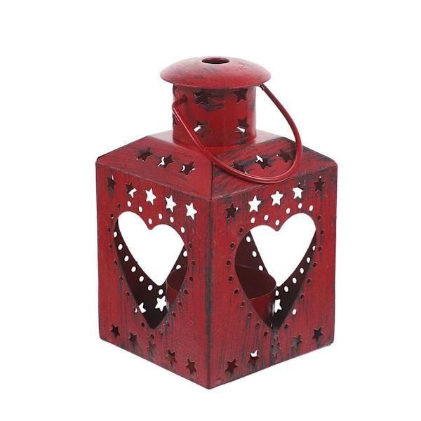 Järnljushållare Ponnylampa RÖTT HJÄRTA SYMBOL HJÄRTA SYMBOL Red Heart Symbol-Heart Symbol
