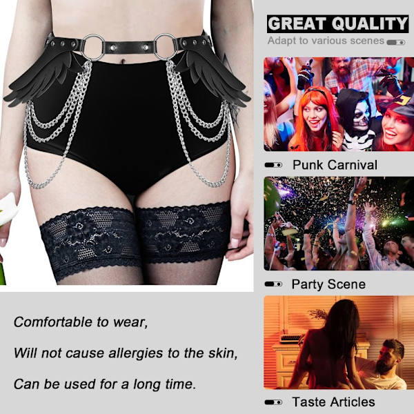 Naisten vartalovaljaat Goth Belt VIHREÄ Green