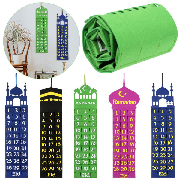 Eid Mubarak filtkalender BLÅ 1 BLÅ 1