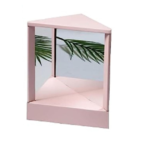 Peruutuspeili suorakaiteen muotoinen pöytäpeili VAALEEN PINKKI Light Pink