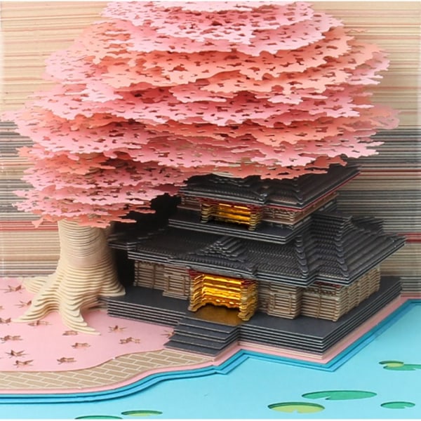 Memo Pad Art 3D Sticky Notes Marriage Tree Notepad