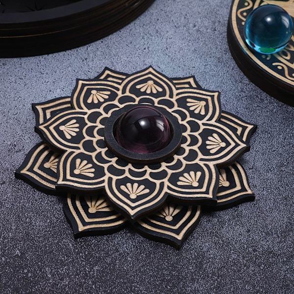 Krystalkuglebase glaskugleholder 2 2 2