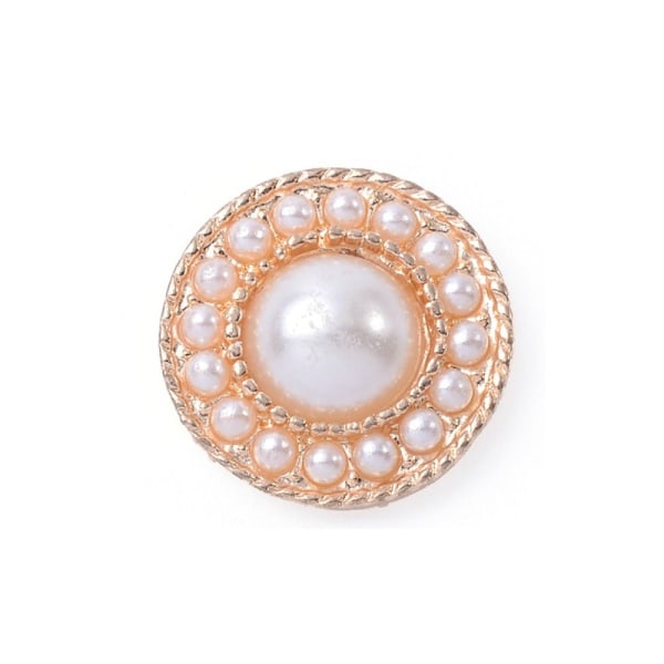 10/20 STK Pearl Button Rhinestone Buttons 4 (10 STK) 4 (10 STK) 4(10PCS)