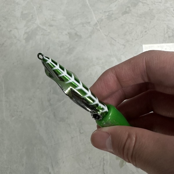 Saltwater Octopus Bait Squid Skirt Lure GREEN 60G 60G Green 60G-60G
