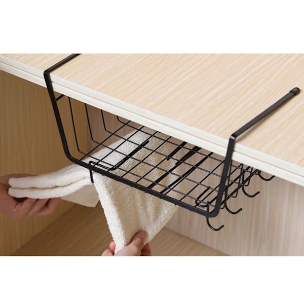 Kitchen Organizer Hylle Kjøkken Hylle Organizer WHITE L L White L-L