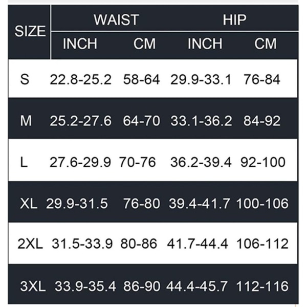 Waist Shapewear Body Shaper MUSTA XL XL black XL-XL