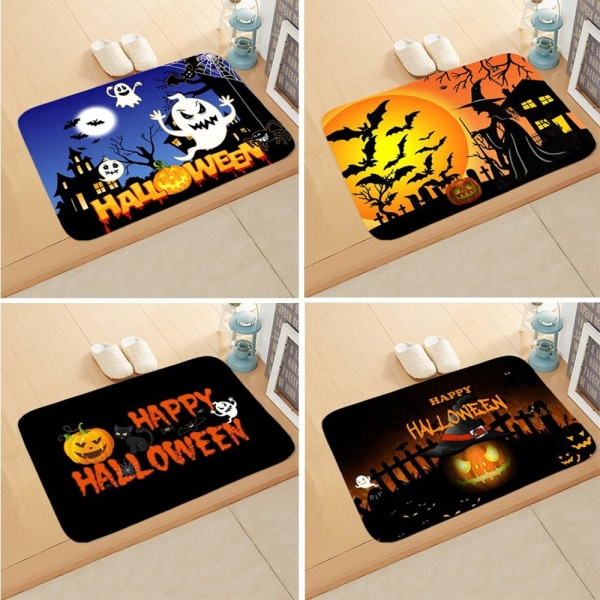 Halloween dørmatte gresskar dørmatte STYLE 4 STIL 4 Style 4