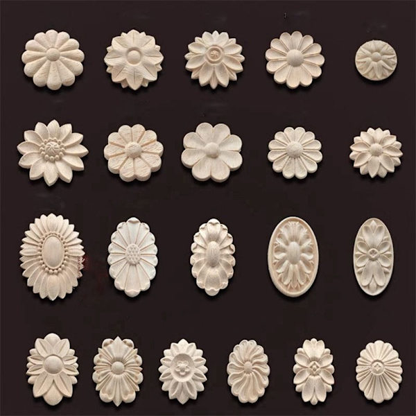 Träsnidade hantverk Träfigurer Hantverk 3 3 3