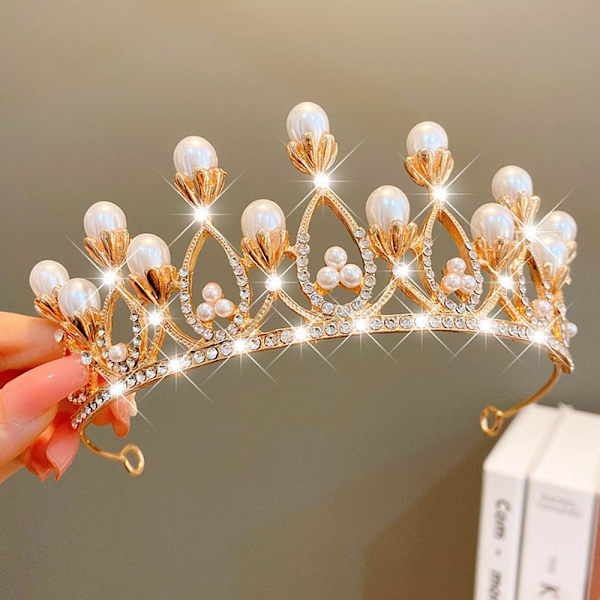 Princess Crown Tiaras Pandebånd STYLE 1 STYLE 1 Style 1