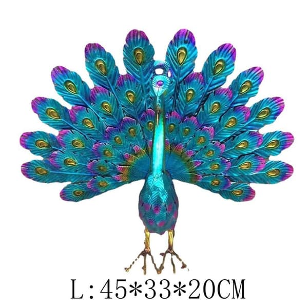 Iron Peacock Peacock Statue S S
