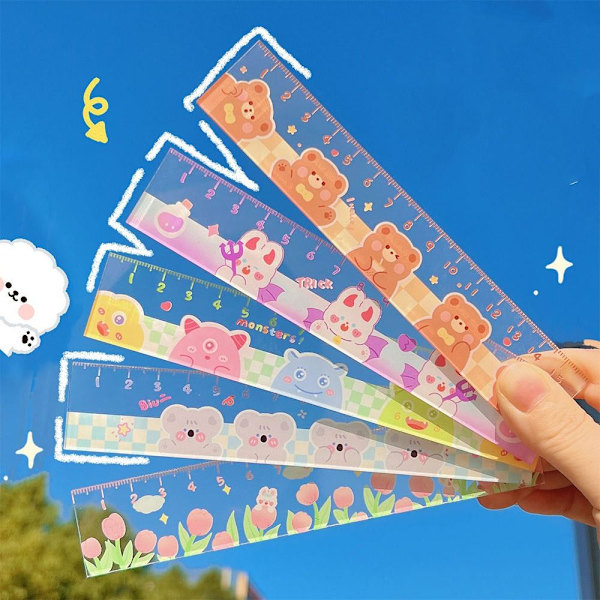 5 STK linjal rett 04 04 04