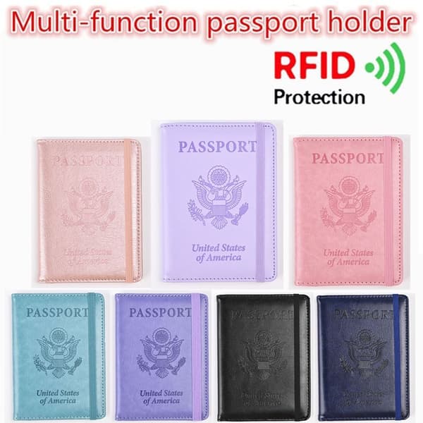 Passdeksel Passholder ROSA pink