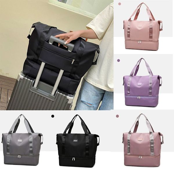 Bagage Handväska Förvaringsväska LILA Purple