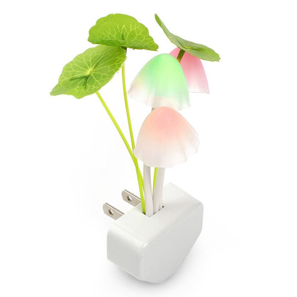 LED Mushroom Night Lights Färgglada Little Night Light EU EU EU
