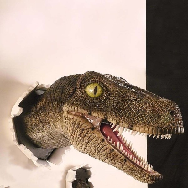 Dinosaurieskulptur monterad dinosauriedekor 2 2 2