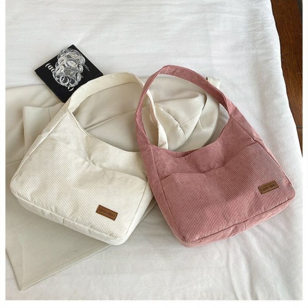 Canvas axelväska Crossbody väska ROSA pink