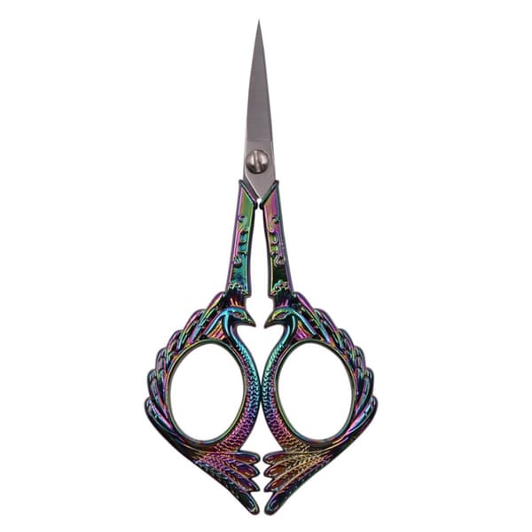 Kirjonta Sakset Pieni Ompelu Sakset Vintage Rainbow Sharp