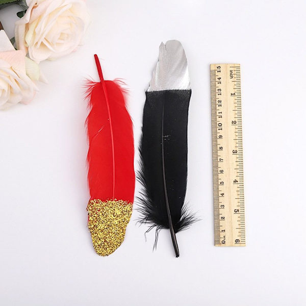 20 STK Feathers Trims Festdekoration 2 2 2