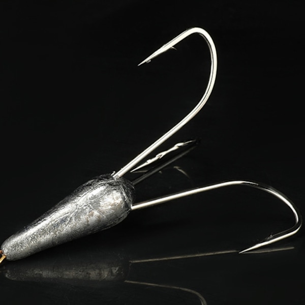 1/2ST Bly Sänkvikt Fiskkrok Fiskediskantkrokar 1pc3Hook-70g