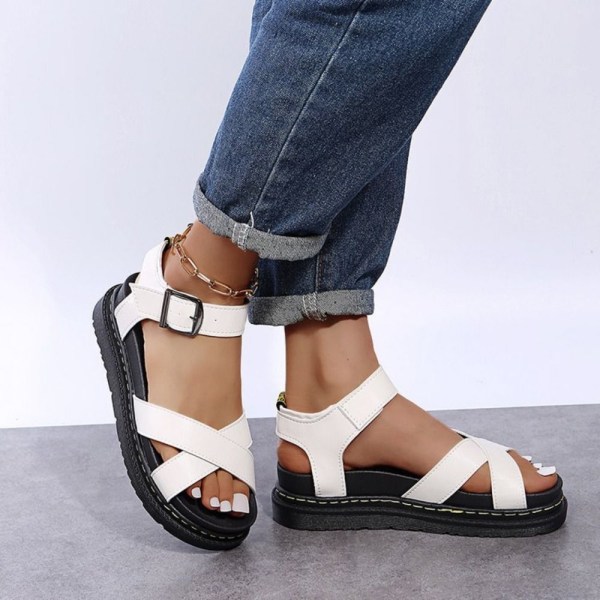 1 Par Chunky Sandaler Casual Hjemmesko SORT EU37 black EU37