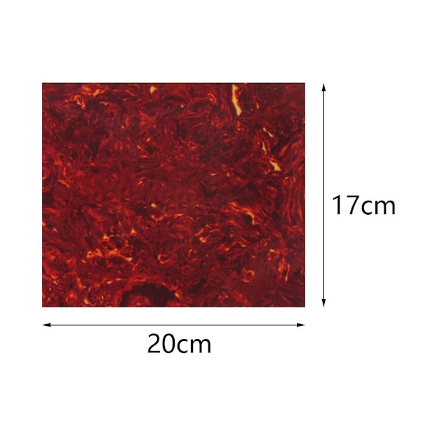 Elektriske gitardeler Gitar Bass Pickguard RØD RØD Red