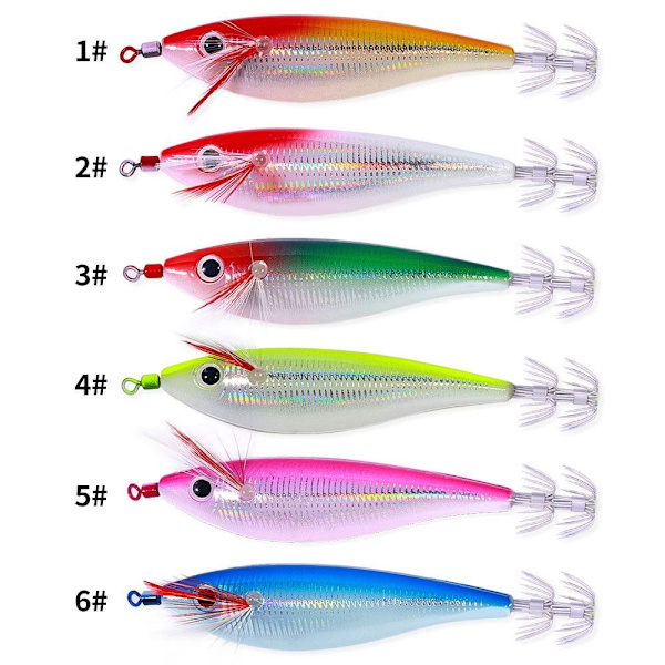 kutoa Squid Hook Octopus Bait 4 4 4