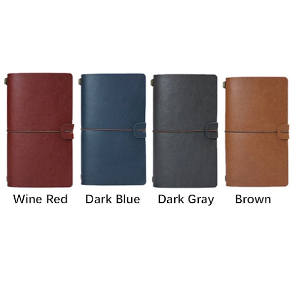 A6 Anteckningsbok Ledger Book MÖRKGRÅ Dark Gray