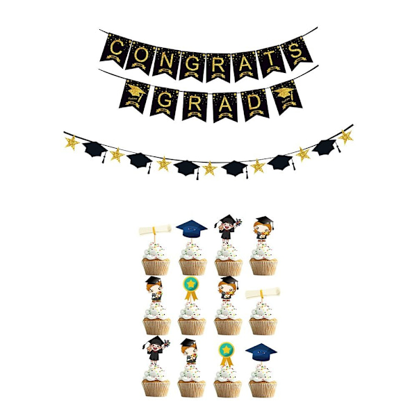 2st Graduation Banner Hanging Banner 24PCS-C 24PCS-C 24pcs-C
