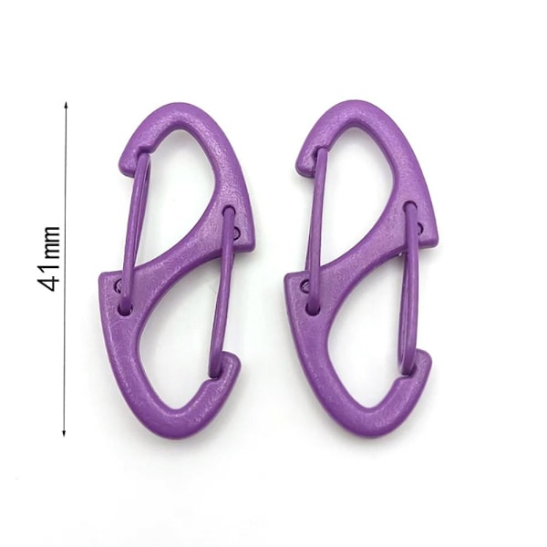 10 stk Alloy Karabiner Utløserspenne RØD RED