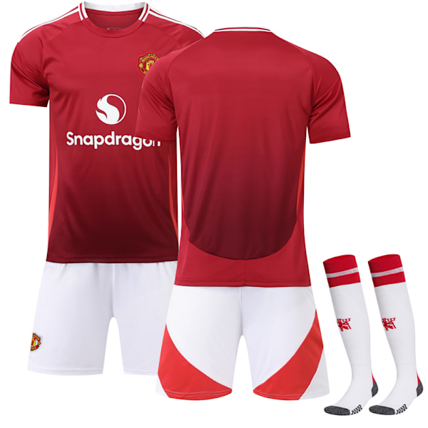 Manchester United Hjemme Fotballdrakt for Barn 2024-2025 Uten Trykt Nummer 24