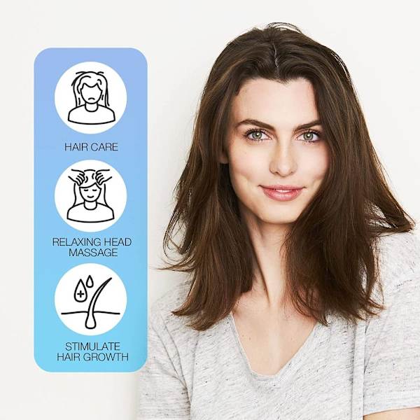 Scalp Applicator Liquid Comb hiusten päänahan hoitoon VALKOINEN White