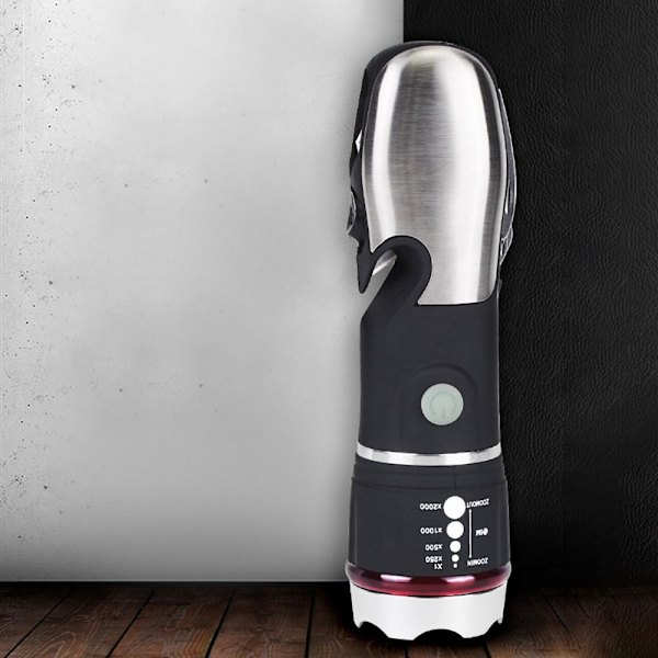 Lommelygte Teleskopisk Zoom Lommelygte USB-opladningslygte