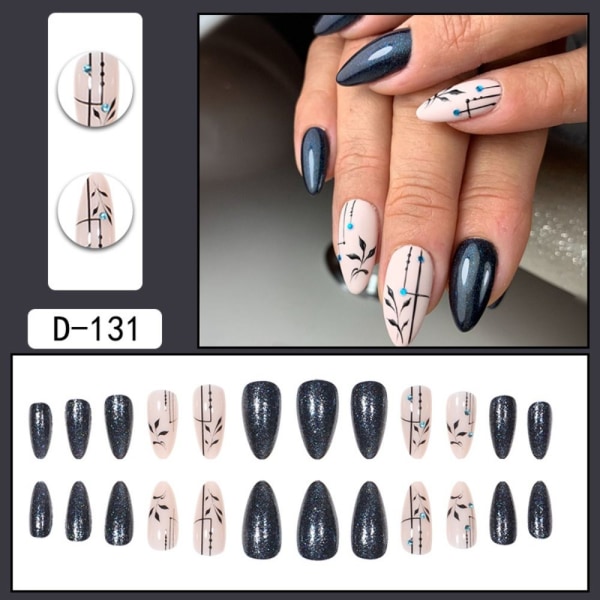 Almond Fake Nails False Nail 3 3 3